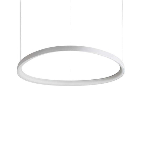 Gemini LED Ring Pendelleuchte in modernem Design, ideal für stimmungsvolle Raumbeleuchtung.