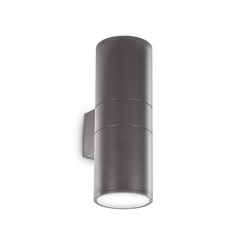 Gun Außenwandlampe 2-flammig IP54 in modernem Design für Außenbereiche