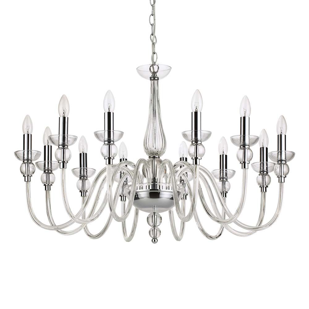 Taklampe Doge Sp12 Transparent - elegant, transparent taklampe med flere lyskilder og elegant design.