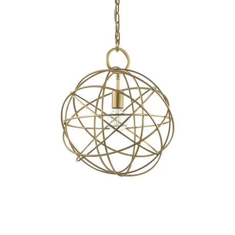 Hängeleuchte Konse Sp1 in goldener Metalloptik mit einem eleganten Design.