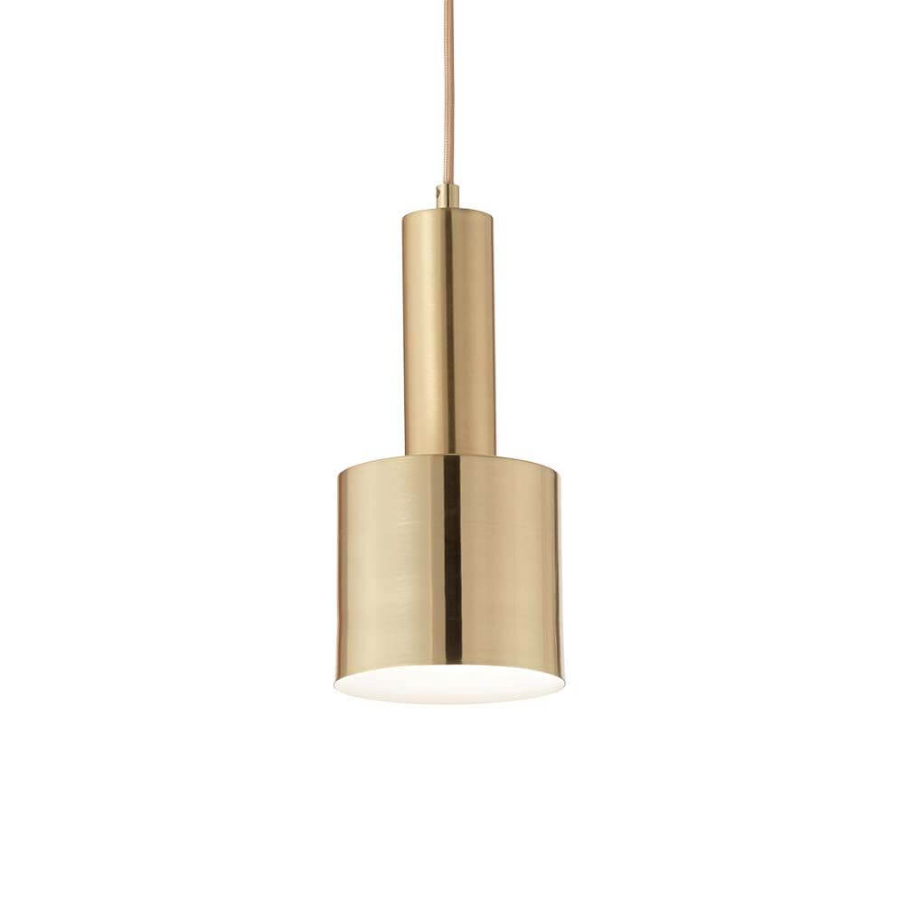 Holly Pendelleuchte Ø 12cm in modernem, goldfarbenem Design für stilvolle Innenräume.