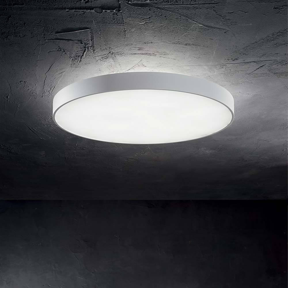LED Deckenlampe Halo Ø 60cm 3000K Weiß - modernes Design mit hellem Licht für jeden Raum.