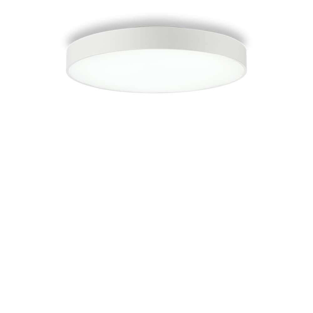LED Deckenleuchte Halo Ø 45cm 3000K Weiß, moderne Deckenleuchte in Weiß mit gleichmäßiger Lichtverteilung.