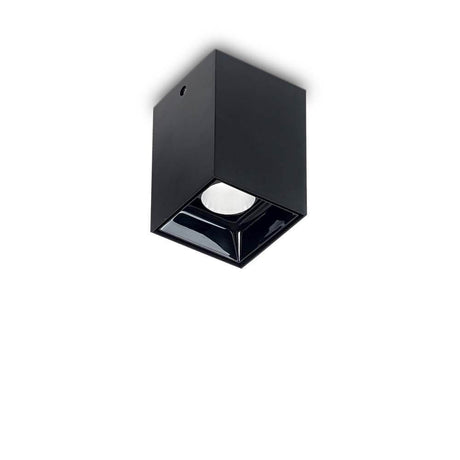 LED Deckenleuchte Nitro 10W Quadratisch Schwarz - moderne quadratische Deckenleuchte in Schwarz, ideal für elegantes Lichtdesign.