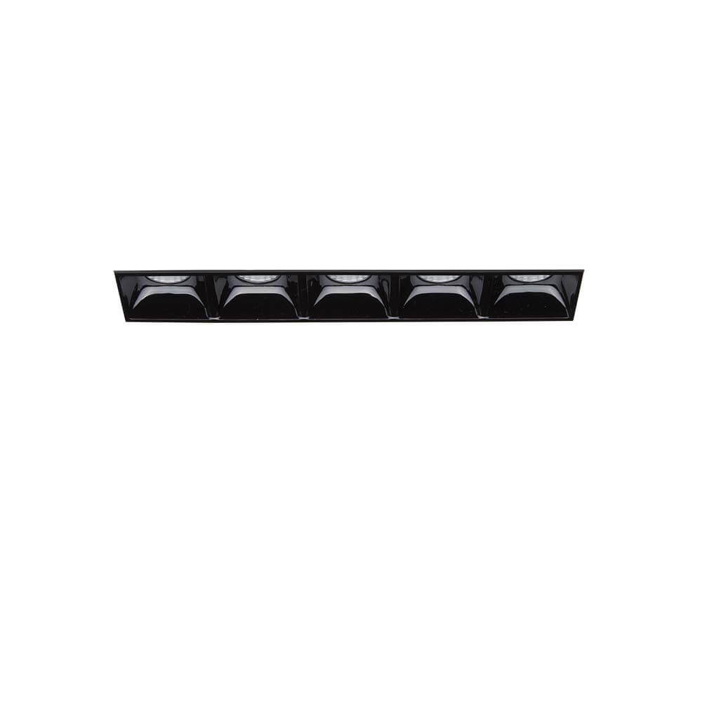 LED Einbaustrahler Lika Fi5 Trimless Schwarz, Weiß in schwarz, ideal für moderne Raumbeleuchtung.