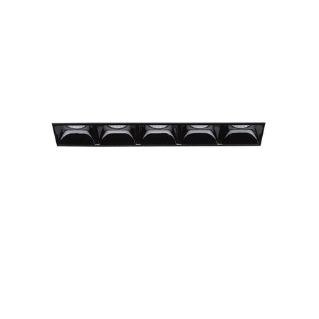 LED Lika Fi5 Trimless recessed spotlight, black, white in black, ideal for modern room lighting.