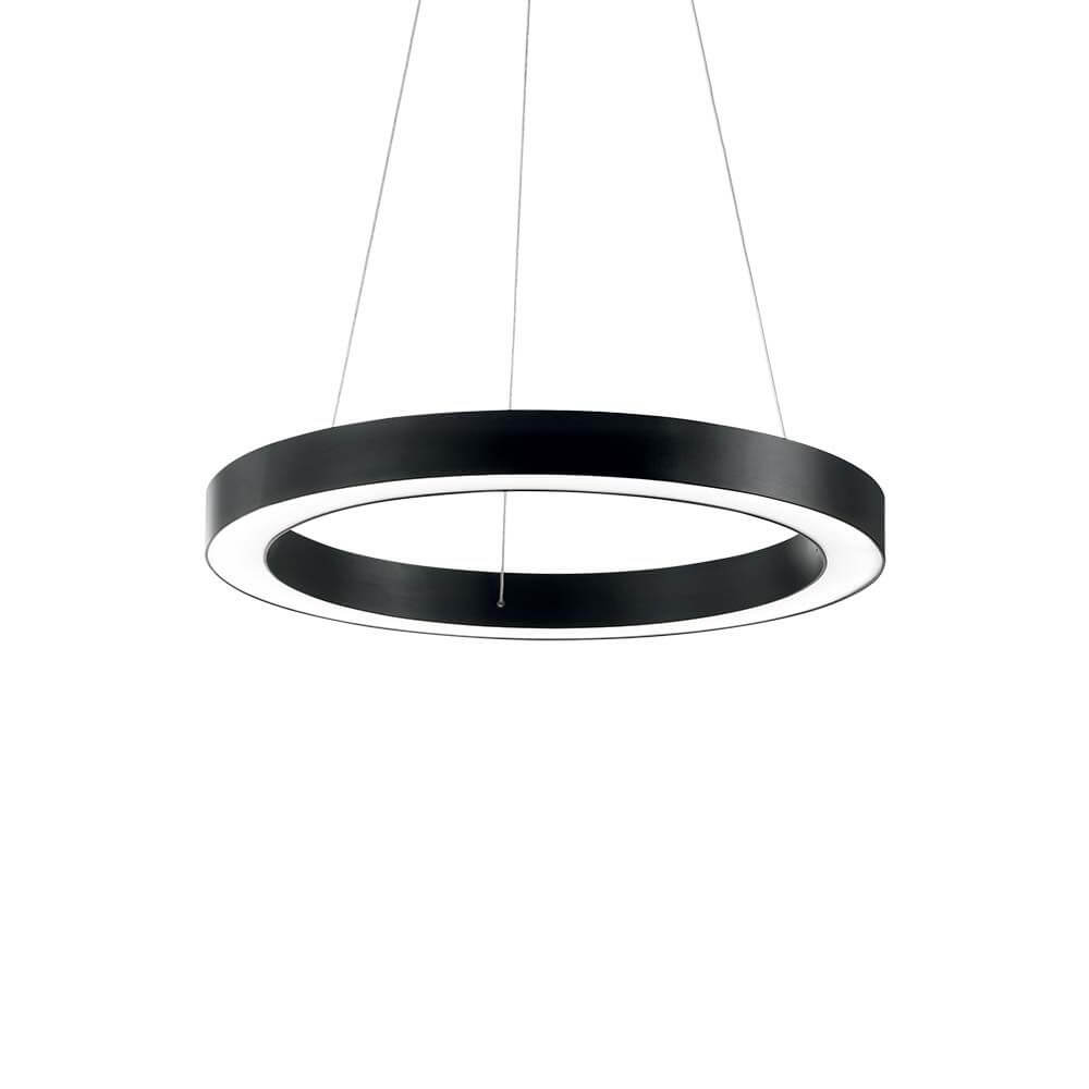 LED Pendelleuchte Oracle Ø 50cm Schwarz - elegante Deckenleuchte in Schwarz, perfekt für modernes Interior.