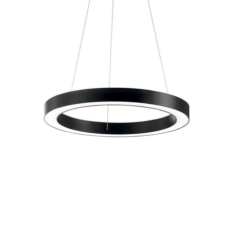 LED Oracle pendant light Ø 50cm black - elegant ceiling light in black, perfect for modern interiors.
