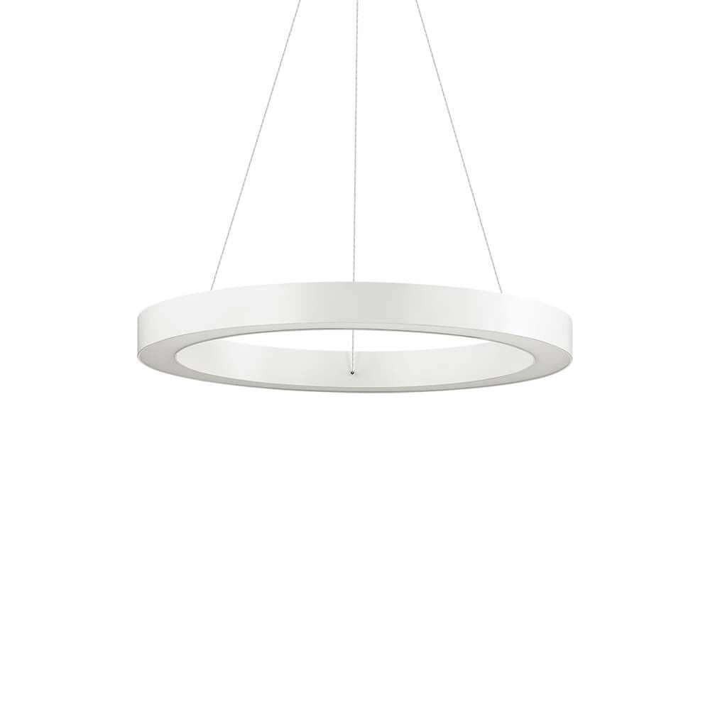 LED Pendelleuchte Oracle Ø 50cm Weiß in modernem Design, ideal für jede Raumbeleuchtung.
