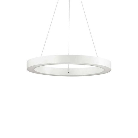LED Oracle pendant light Ø 50cm white in a modern design, ideal for any room lighting.