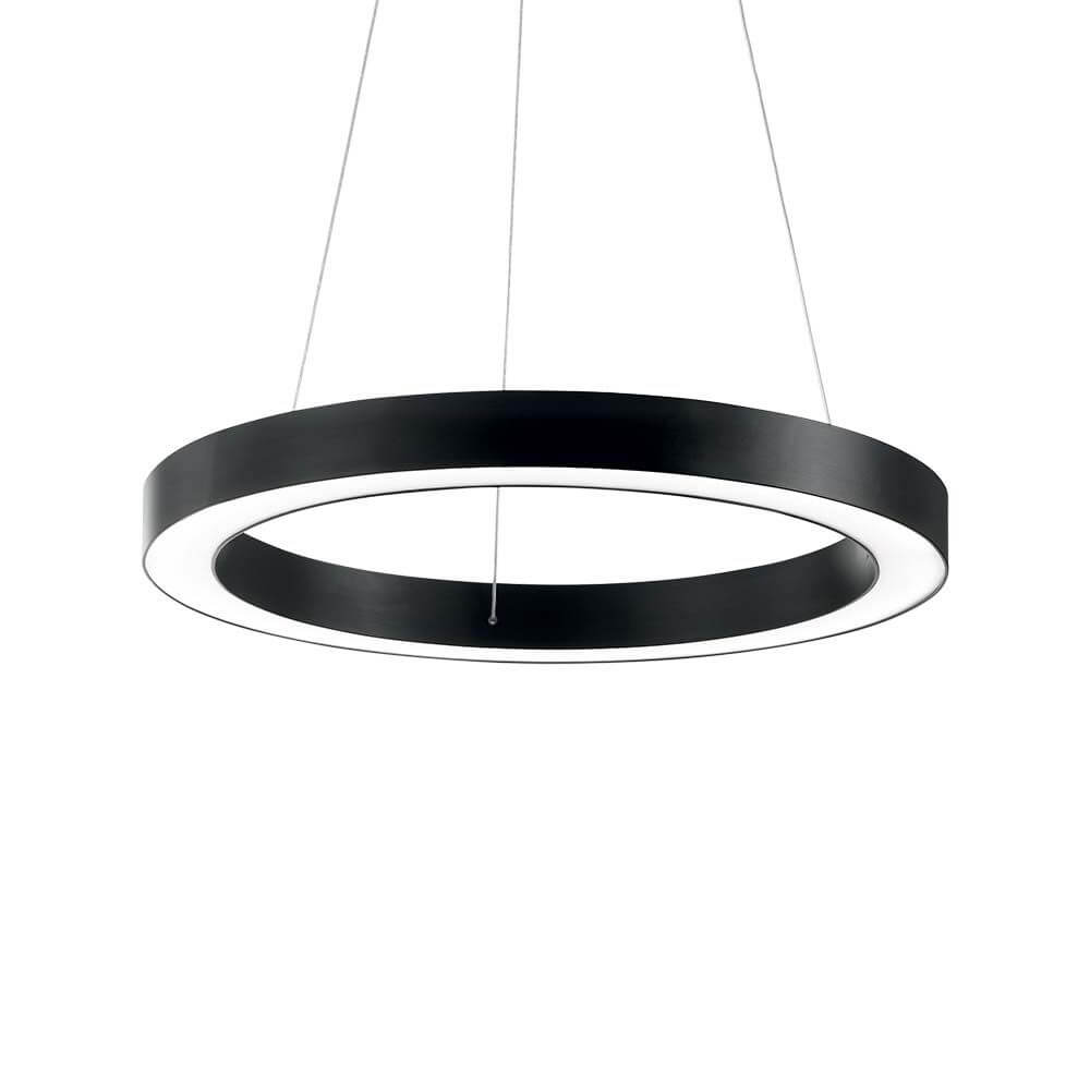 LED Pendelleuchte Oracle Ø 70cm Schwarz - elegante schwarze Pendelleuchte für stilvolle Innenräume.