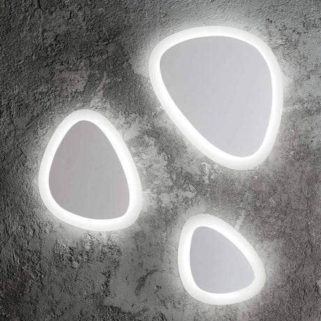 LED Wandlampe Gingle Groß Weiß - moderne Wandbeleuchtung mit elegantem Design.