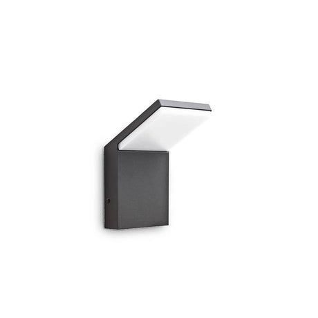 LED Applique Style IP54 anthracite montée au mur, design moderne en anthracite.