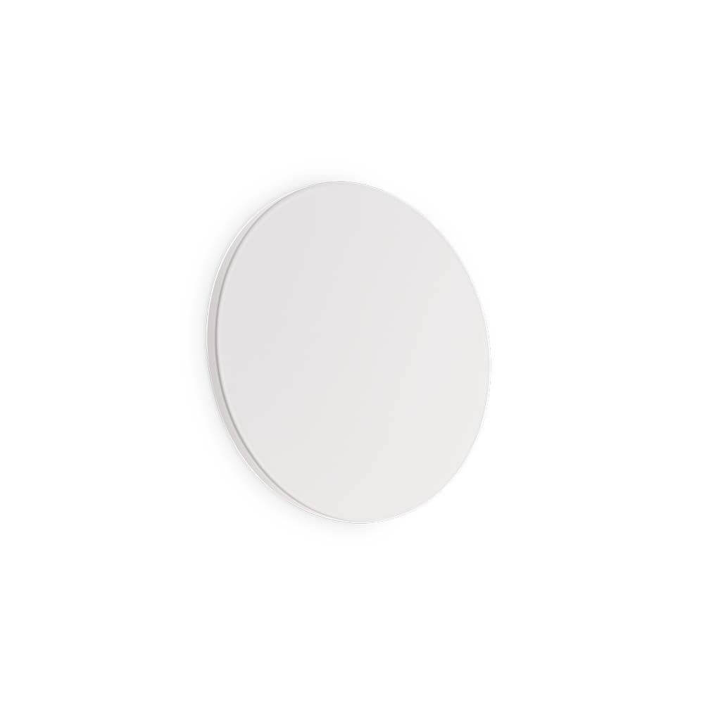 LED Wandleuchte Cover Rund Klein Weiß, moderne kreisförmige Wandleuchte in Weiß für stilvolle Innenräume.