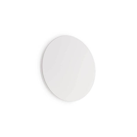 LED Wandleuchte Cover Rund Klein Weiß, moderne kreisförmige Wandleuchte in Weiß für stilvolle Innenräume.