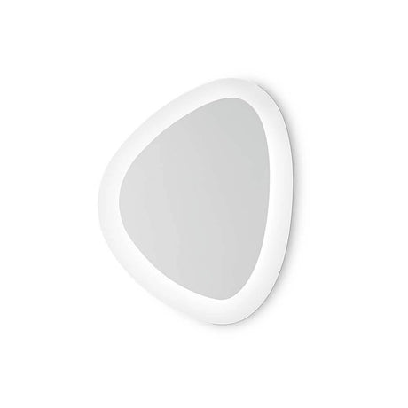 LED Wandleuchte Gingle Mittel Weiß in stilvollem Design für moderne Innenräume.