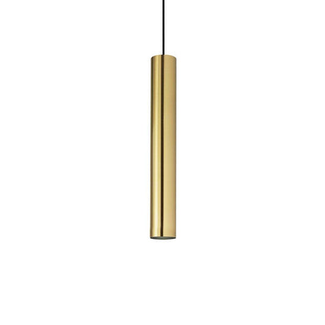 Look Pendellampe Messing-Satin 56cm moderne goldene Pendelleuchte für stilvolle Innenräume
