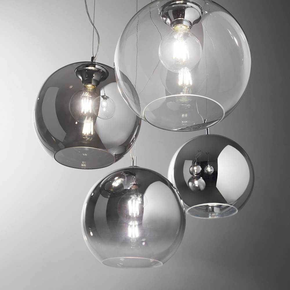 Pendelleuchte Ø 40cm: Elegante gläserne Hängeleuchten in verschiedenen Designs für stilvolle Innenräume.