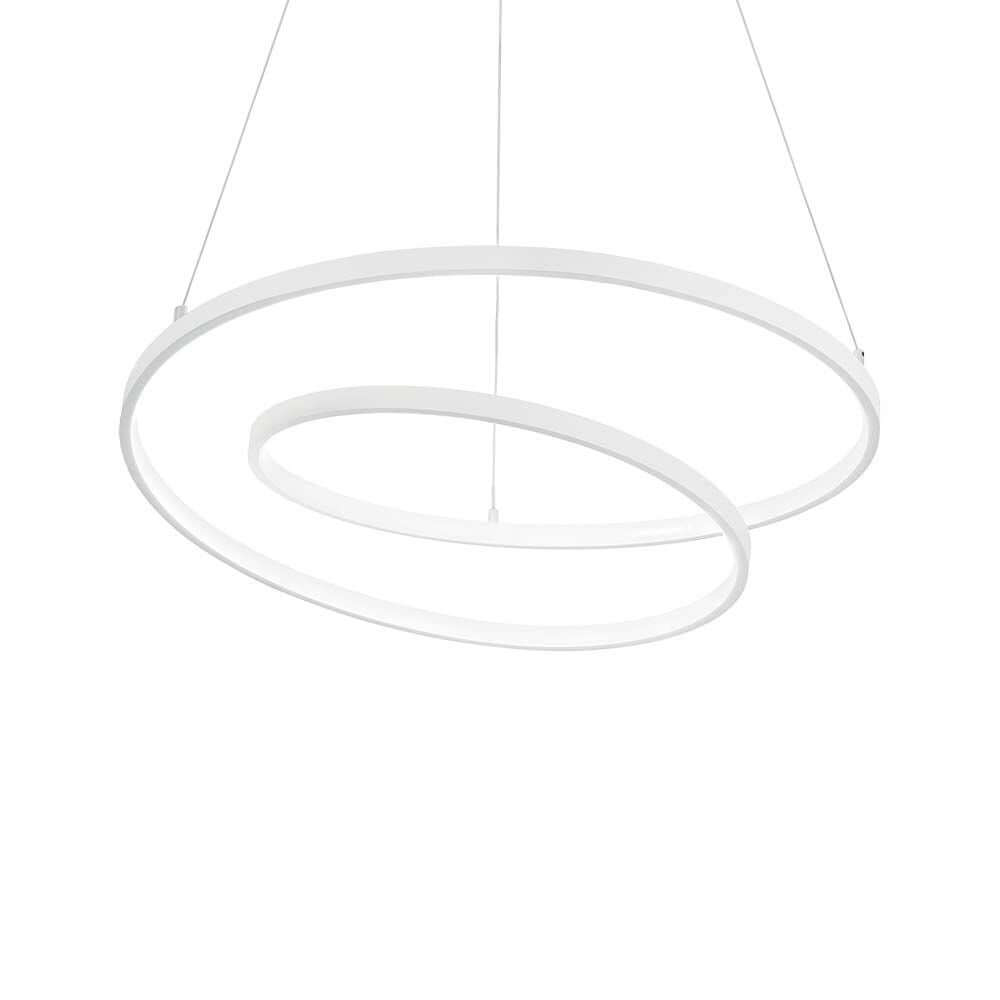 Oz LED Hängeleuchte mit zwei kreisförmigen Leuchtelementen in modernem Design.
