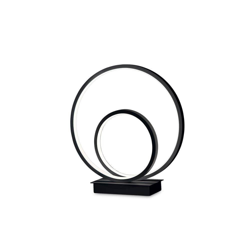 Stylische Oz LED Tischleuchte Metall mit modernen Ringen für dein Zuhause.