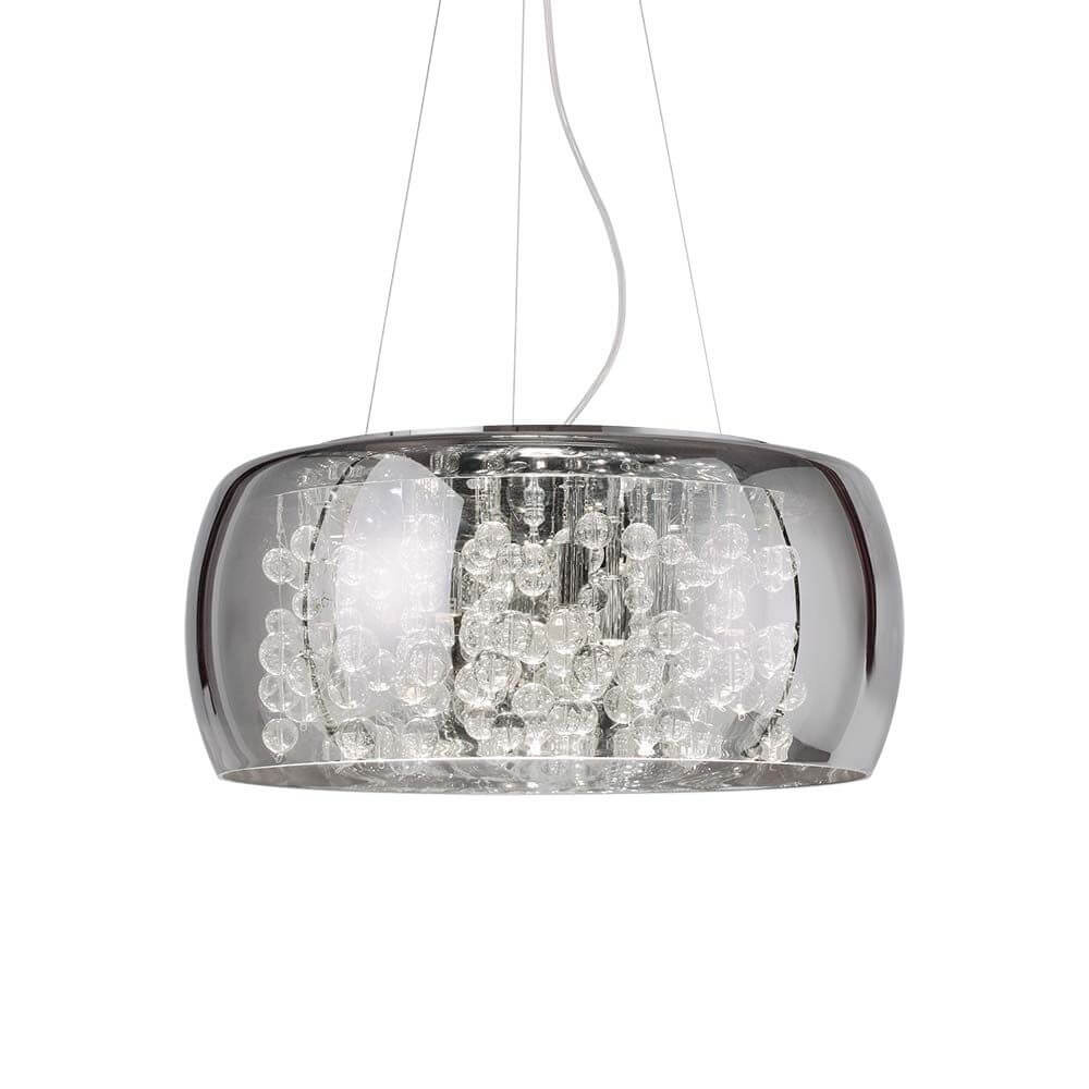 Pendelleuchte Audi-80 8-flg. Rauchfarben