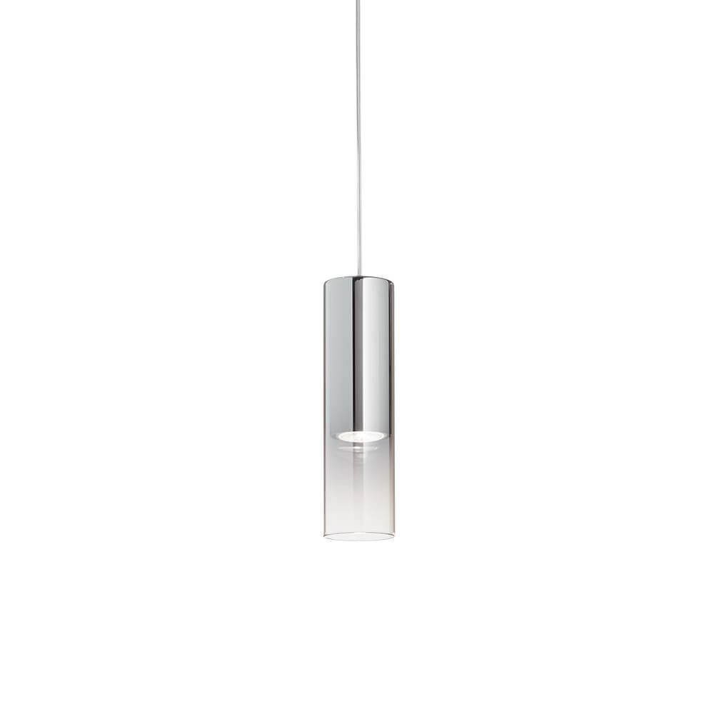 Pendelleuchte Look Klein Sfumato Chrom in stilvollem Design mit verchromter Oberfläche und elegantem Licht.
