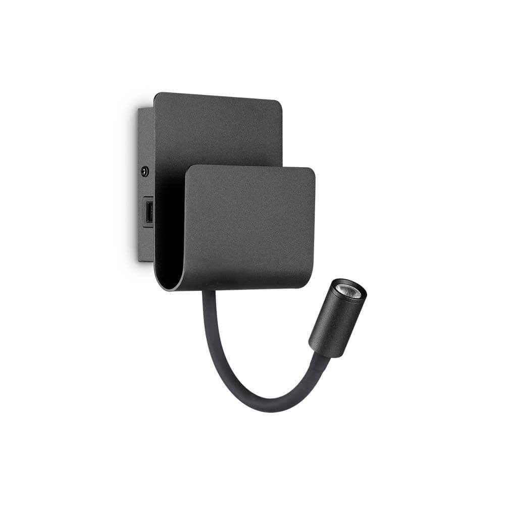 Probe LED Wandleuchte mit USB in modernem Design, ideal für jeden Raum.