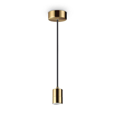Set Up Pendellampe mit modernem Design, eleganter goldener Aufhängung und schlankem Kabel.
