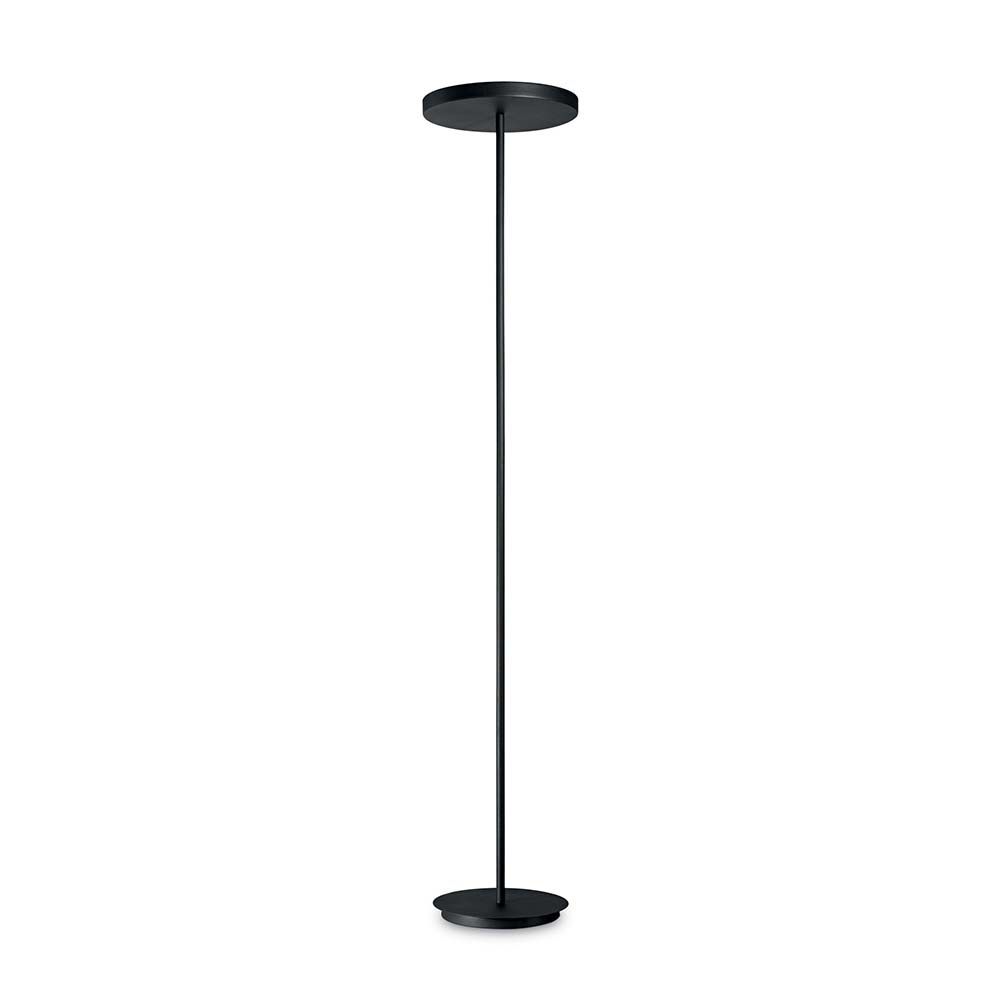 Moderne Stehleuchte Colonna Pt4 Schwarz mit schlankem Design und eleganter Oberfläche.