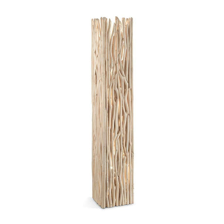 Driftwood Pt2 gulvlampe med naturligt design og tekstureret træfinish til stilfuld rumbelysning.