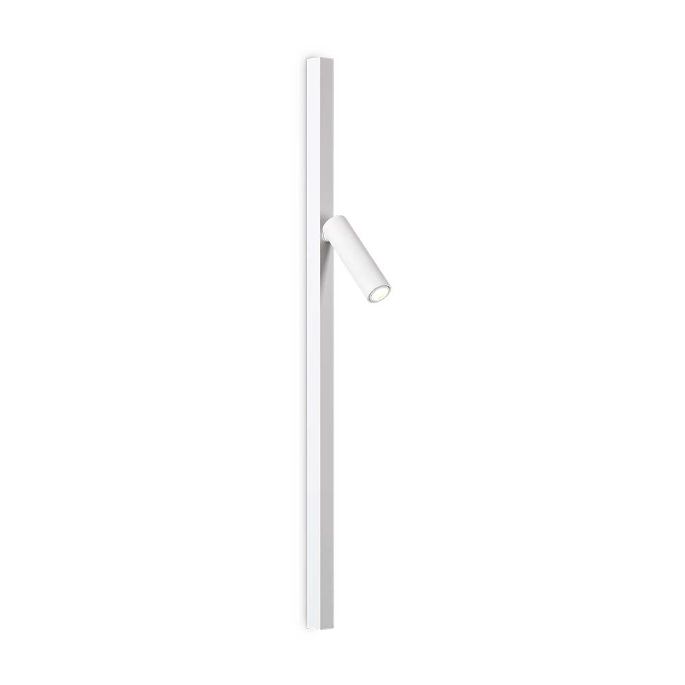 Syntesi LED Wandstrahler in modernem Design, ideal für akzentuierte Beleuchtung in Wohnräumen.