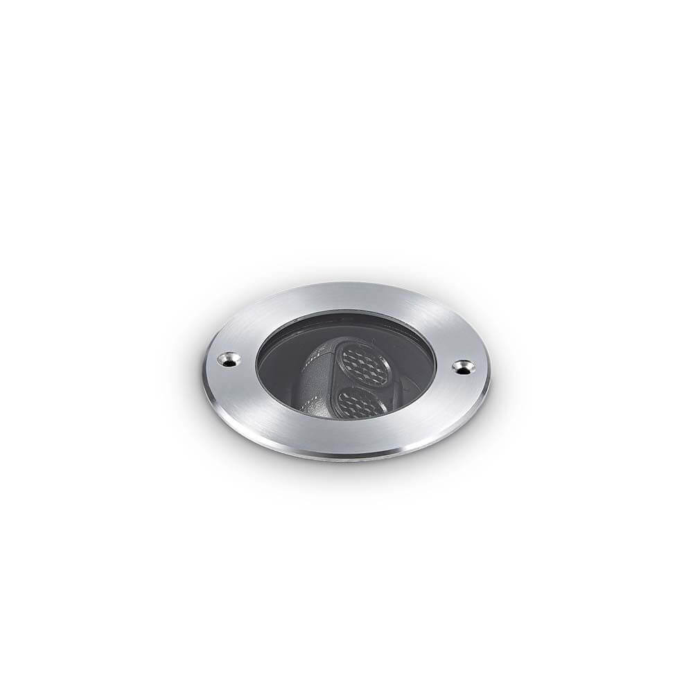Taurus LED Einbauleuchte IP67 mit glänzendem Rahmen und Linsen, ideal für hochwertige Beleuchtung.