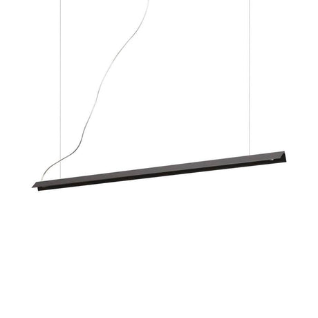 V-Line LED pendant light 110cm in a modern design, floating on slender cables, ideal for stylish lighting.