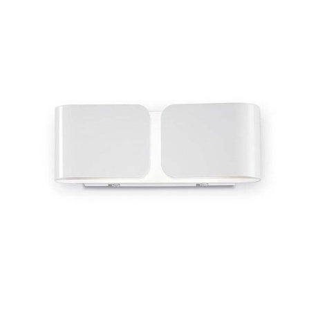 Applique murale Clip Ap2 Mini blanche au design élégant pour intérieurs modernes.