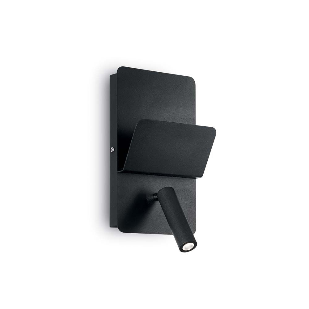 Wandleuchte Read Ap1 Schwarz an der Wand, stilvolle Beleuchtung für dein Zuhause.