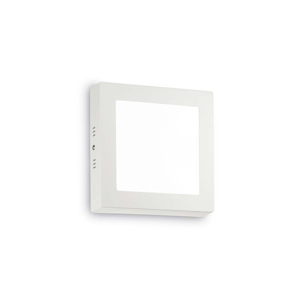 Wandleuchte Universal 12W Square Weiß in elegantem Design, perfekt für moderne Innenräume.