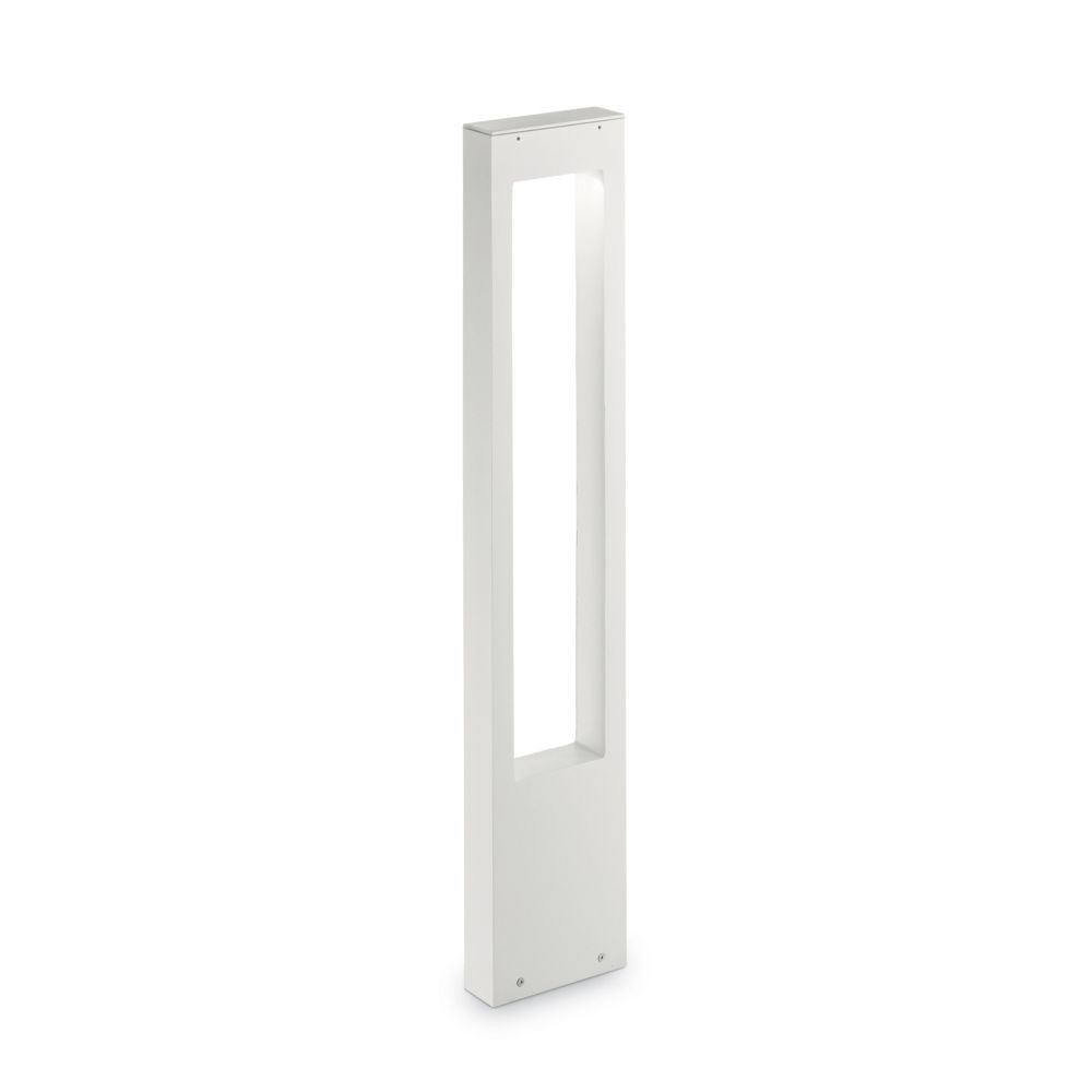 Wegelampe Vega IP44 Weiß, moderne Außenbeleuchtung in schlankem Design.