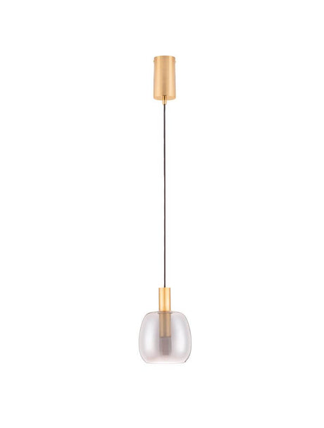 Lampada a sospensione imatia Ø 16 cm 3000k oro, fumo