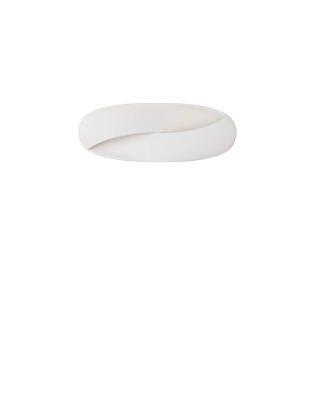 Infinity LED wall light 3000K white - modern aluminum wall light with warm white light.
