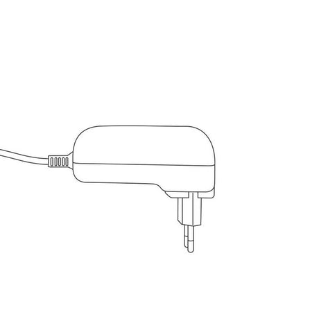 Ingo Maurer Steckernetzteil für Blow Me Up Stehleuchte, Netzteil mit Stecker und Kabel für die Leuchte.