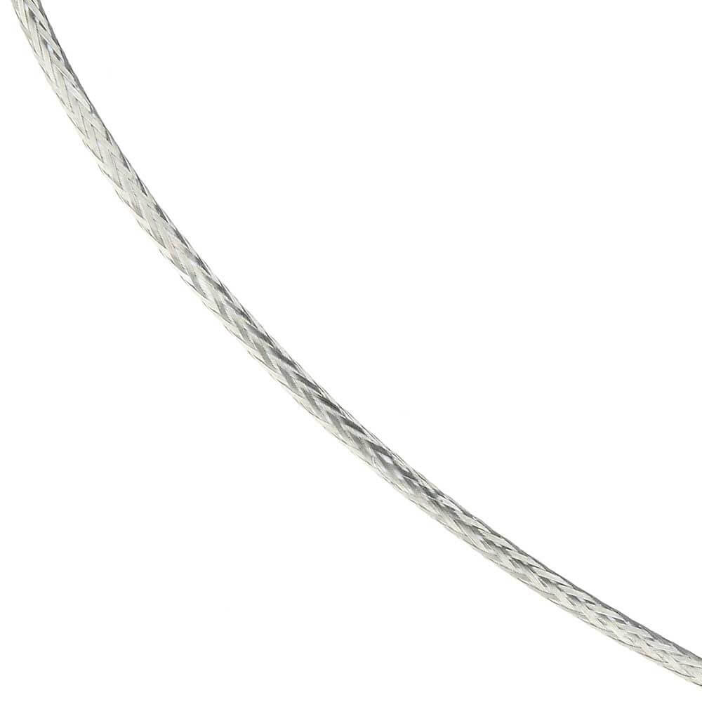 Isoliertes Koaxialkabel 2 x 0, 7mm 1 Meter – detailansicht des Kabels für Lampenerweiterungen.