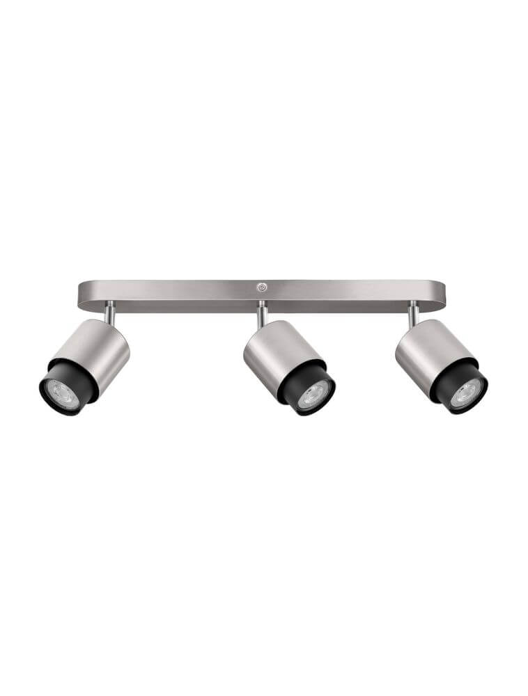 Ison Deckenleuchte GU10 3-flammig mit modernem Design und schwenkbaren Spots.