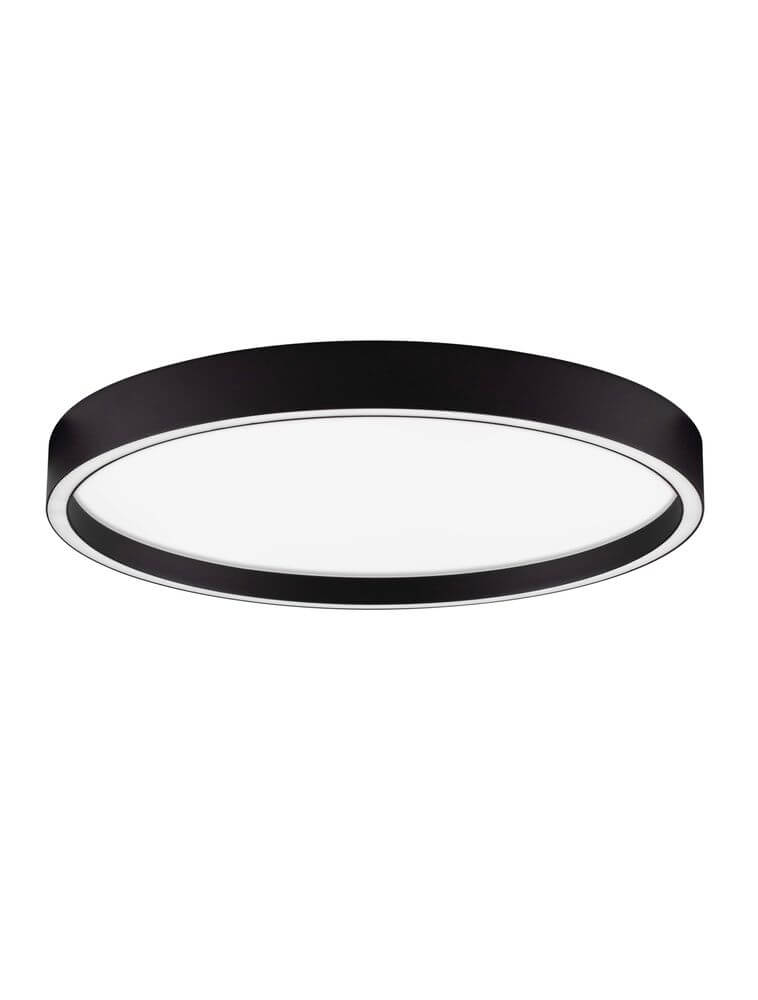 Istos Deckenleuchte Ø 50cm 2700, 3000K in elegantem Design, mit schwarzem Rahmen und moderner Form.