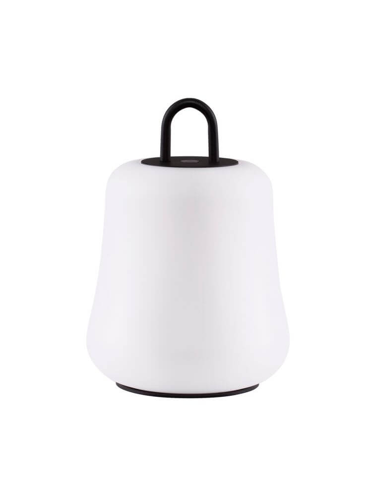Jigra LED Außenstehleuchte 3000K Schwarz IP54 in modernem, minimalistischen Design.
