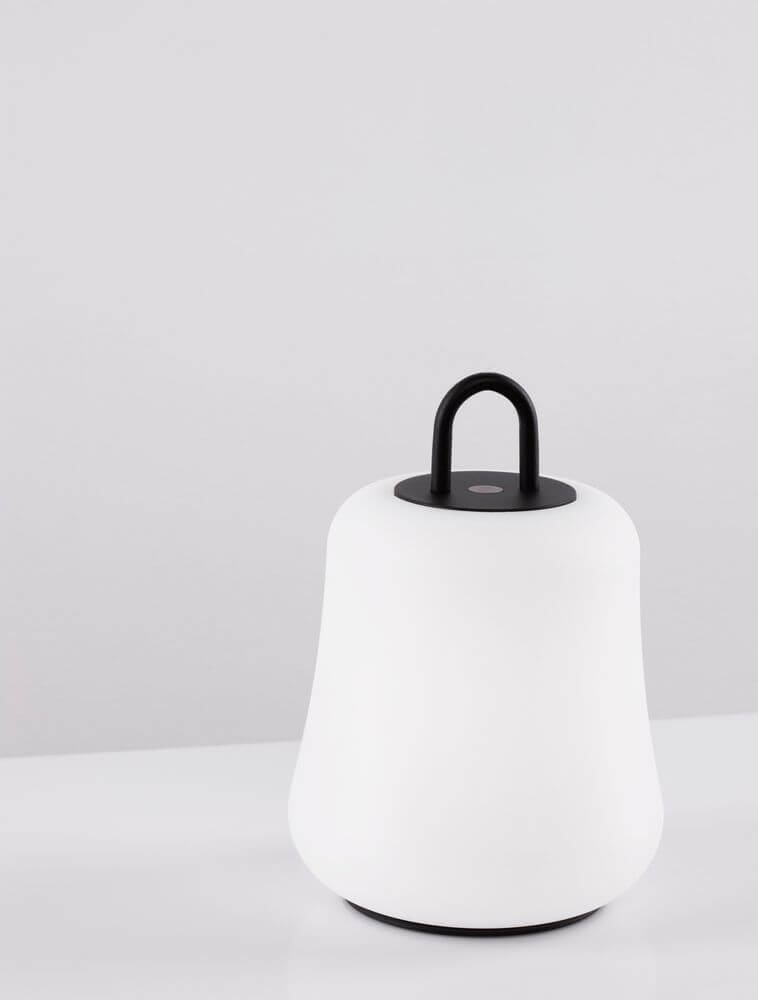 Jigra LED Außenstehleuchte 3000K Schwarz IP54 moderne Tischleuchte für Balkon und Wohnzimmer