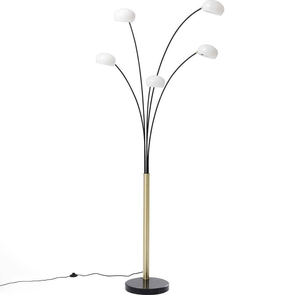 Stehleuchte Five Fingers Duo mit elegantem Design, ideal für Raumbeleuchtung und gemütliches Lesen.