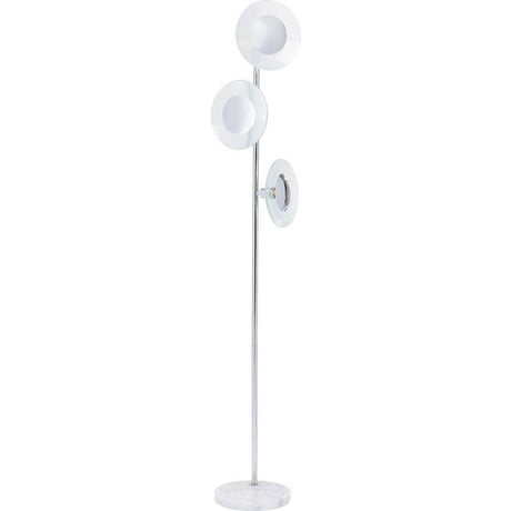 Stehleuchte Ufo Tre in modernem Design mit warmem Licht, ideal für jeden Wohnstil.
