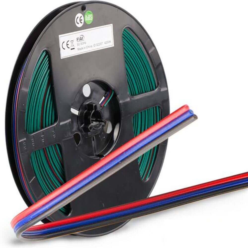 Cable 3-pin color marking 3x05mm² 10m roll