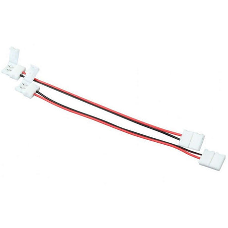 Kabelverbinder Clip für einfarbige 10mm LED Strip, 2-polig, 13cm, lötenfrei für SMD5050