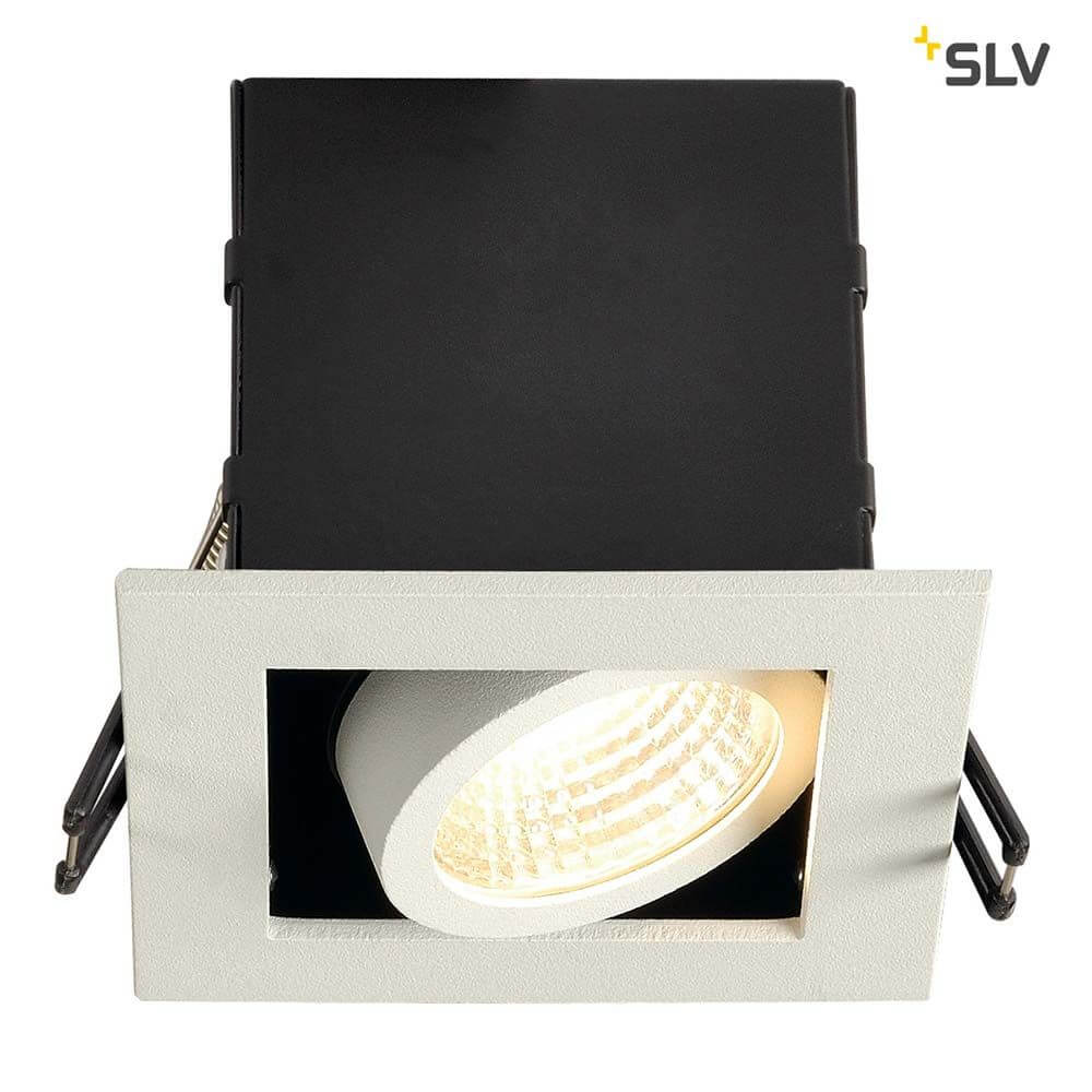 Kadux LED Single DL Set Weiß 38° 3000K inkl. Treiber - Einbauleuchte mit schwenkbarem Lichtkegel
